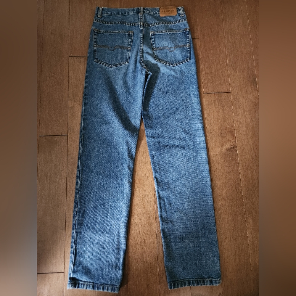 Stylish Blue Straight Jeans - Picture 3 of 9